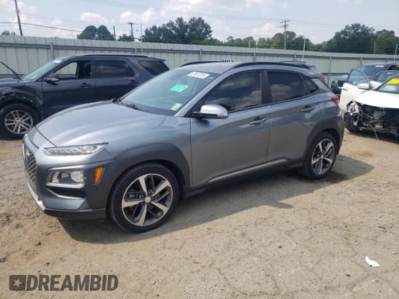 2019 Hyundai Kona Limited z VIN KM8K33A5XKU327072, wystawiony jako Copart lot #67637315 z przebiegiem 46 362 mil mil oraz Szkoda całkowita • Salvage title. Historia ofert i sprzedaży dostępna na DreamBid. Obrazek 1.