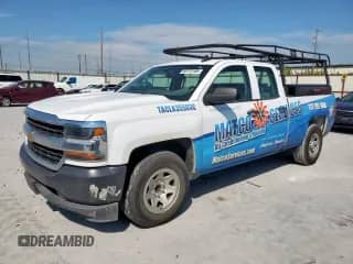 2019 Chevrolet Silverado 1500 Work Truck z VIN 2GCRCNEC0K1230630, wystawiony jako Copart lot #80175185 z przebiegiem 81 281 mil mil oraz Szkoda całkowita • Salvage title. Historia ofert i sprzedaży dostępna na DreamBid. Obrazek 1.