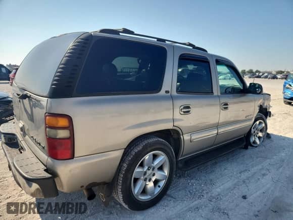 2001 Chevrolet Tahoe LT with VIN 1GNEK13T51J115028, listed as a Copart auction lot 80389555 with 282,369 mi miles and Salvage title. Bid and sale history available at DreamBid. Image 3.