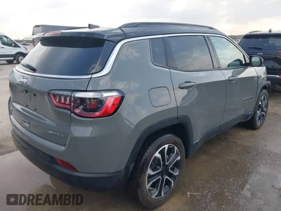 2023 Jeep Compass Limited with VIN 3C4NJDCN2PT565574, listed as a IAAI auction lot 43503801 with 54,953 mi miles and . Bid and sale history available at DreamBid. Image 4.