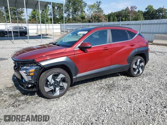 2025 Hyundai Kona Limited с VIN KM8HECA33SU240603, выставлен на аукционе Copart как лот 71232595 с пробегом 5 797 миль миль и Списание • Salvage title. История ставок и продаж доступна на DreamBid. Изображение 1.