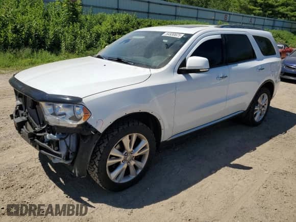 2013 Dodge Durango Crew with VIN 1C4SDJDT8DC697137, listed as a Copart auction lot 64930825 with 137,680 mi miles and Clean title. Bid and sale history available at DreamBid. Image 1.