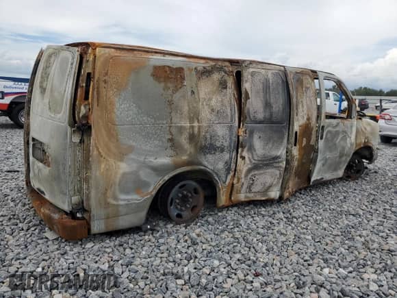 2020 Chevrolet Express Cargo with VIN 1GCWGAFP7L1257591, listed as a Copart auction lot 71486485 with Not provided miles and Non repairable. Bid and sale history available at DreamBid. Image 3.