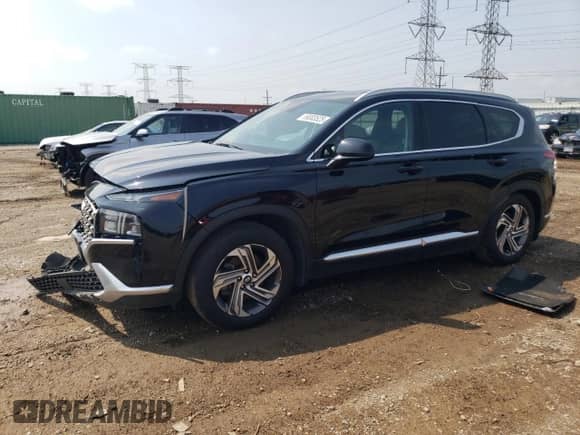 2022 Hyundai Santa Fe SEL z VIN 5NMS24AJXNH376732, wystawiony jako Copart lot #69003525 z przebiegiem 126 985 mil mil oraz Szkoda całkowita • Salvage title. Historia ofert i sprzedaży dostępna na DreamBid. Obrazek 1.