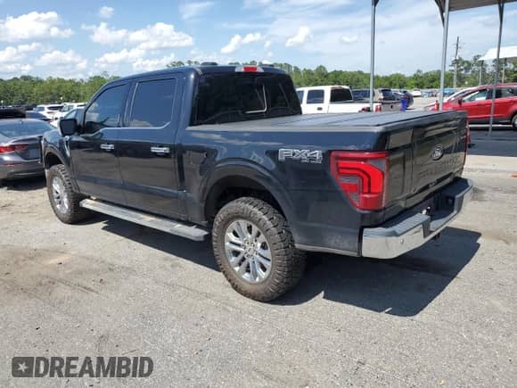 2024 Ford F-150 Lariat с VIN 1FTFW5L55RFB88215, выставлен на аукционе Copart как лот 59999455 с пробегом 14 526 миль миль и Списание • Salvage title. История ставок и продаж доступна на DreamBid. Изображение 2.