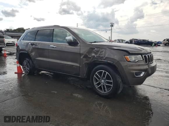 2018 Jeep Grand Cherokee Limited z VIN 1C4RJEBG4JC193779, wystawiony jako Copart lot #71252025 z przebiegiem 161 842 mil mil oraz Szkoda całkowita • Salvage title. Historia ofert i sprzedaży dostępna na DreamBid. Obrazek 4.