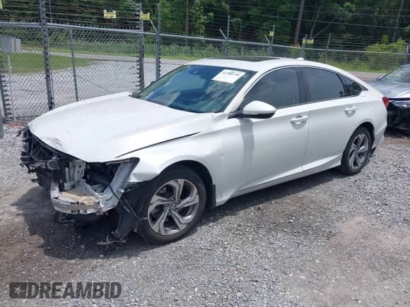 2019 Honda Accord EX-L with VIN 1HGCV2F57KA022007, listed as a IAAI auction lot 42386290 with 70,772 mi miles and . Bid and sale history available at DreamBid. Image 2.