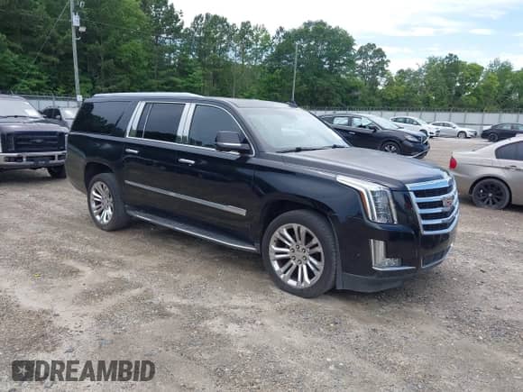 2017 Cadillac Escalade ESV Luxury z VIN 1GYS4HKJ4HR120256, wystawiony jako IAAI lot #42561194 z przebiegiem 165 482 mil mil oraz . Historia ofert i sprzedaży dostępna na DreamBid. Obrazek 1.