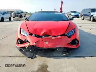 2023 Lamborghini Huracan с VIN ZHWUT5ZF9PLA21574, выставлен на аукционе Copart как лот 53117645 с пробегом 4 562 миль миль и Списание • Salvage title. История ставок и продаж доступна на DreamBid. Изображение 5.