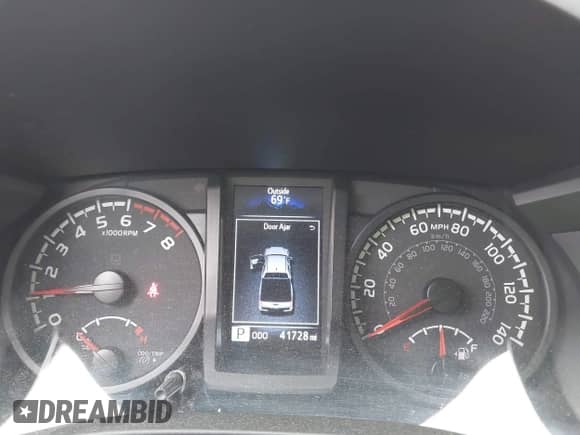2023 Toyota Tacoma SR with VIN 3TMCZ5ANXPM538495, listed as a IAAI auction lot 42993850 with 41,728 mi miles and . Bid and sale history available at DreamBid. Image 7.