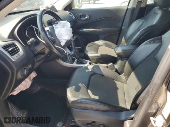2021 Jeep Compass Latitude with VIN 3C4NJDBB2MT552035, listed as a Copart auction lot 69130975 with 105,058 mi miles and Salvage title. Bid and sale history available at DreamBid. Image 7.