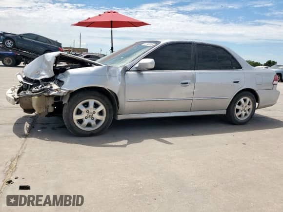 2002 Honda Accord EX with VIN 1HGCG55632A103804, listed as a Copart auction lot 66148865 with Not provided miles and Salvage title. Bid and sale history available at DreamBid. Image 1.
