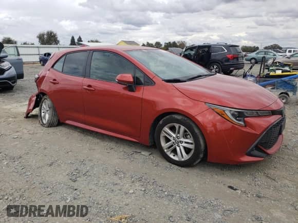 2019 Toyota Corolla SE with VIN JTNK4RBE3K3003160, listed as a Copart auction lot 81921145 with 99,604 mi miles and Salvage title. Bid and sale history available at DreamBid. Image 4.