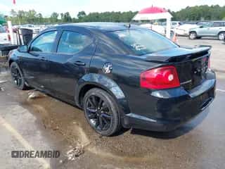 2014 Dodge Avenger SXT with VIN 1C3CDZCG8EN165887, listed as a IAAI auction lot 43144237 with 239,589 mi miles and . Bid and sale history available at DreamBid. Image 3.