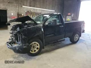 2017 Chevrolet Silverado 1500 Work Truck with VIN 1GCNCNEH2HZ139465, listed as a Copart auction lot 64519165 with Not provided miles and Salvage title. Bid and sale history available at DreamBid. Image 1.