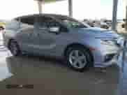 2019 Honda Odyssey EX-L with VIN 5FNRL6H70KB124809, listed as a Copart auction lot 80999965 with 78,336 mi miles and Salvage title. Bid and sale history available at DreamBid. Image 4.