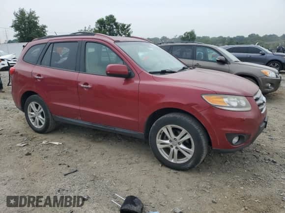 2012 Hyundai Santa Fe Limited with VIN 5XYZK3AB3CG112874, listed as a Copart auction lot 67554055 with 100,203 mi miles and Salvage title. Bid and sale history available at DreamBid. Image 4.