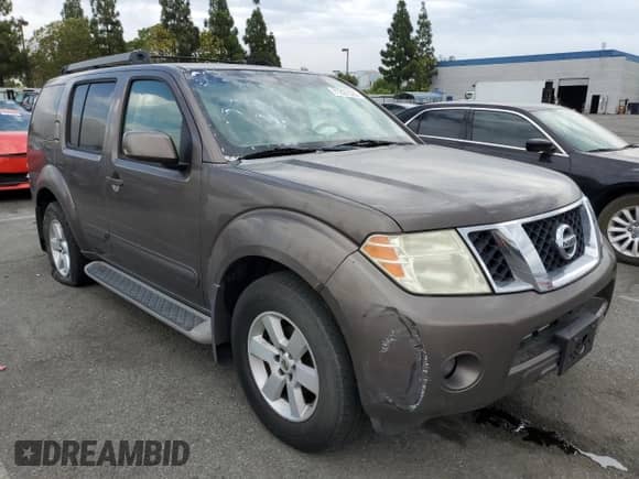2008 Nissan Pathfinder SE with VIN 5N1AR18U58C662007, listed as a Copart auction lot 71227525 with 159,553 mi miles and Clean title. Bid and sale history available at DreamBid. Image 4.