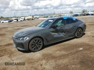 2025 BMW i4 eDrive40 с VIN WBY23HD05SFU42876, выставлен на аукционе Copart как лот 80259765 с пробегом 7 530 миль миль и Списание • Salvage title. История ставок и продаж доступна на DreamBid. Изображение 1.
