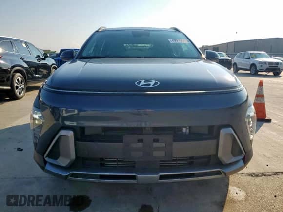 2024 Hyundai Kona Limited с VIN KM8HE3A35RU051557, выставлен на аукционе Copart как лот 70915585 с пробегом 13 947 миль миль и Списание • Salvage title. История ставок и продаж доступна на DreamBid. Изображение 5.