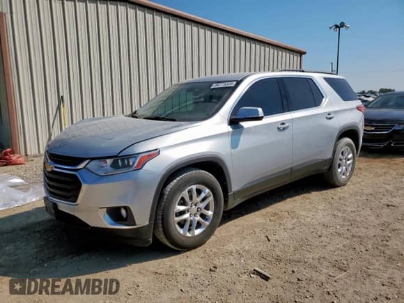 2019 Chevrolet Traverse LT Cloth with VIN 1GNERGKW6KJ129497, listed as a Copart auction lot 84775325 with 188,775 mi miles and Salvage title. Bid and sale history available at DreamBid. Image 1.