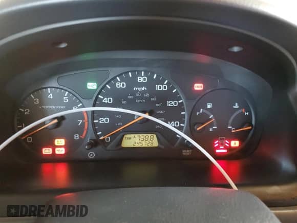 1998 Honda Accord LX with VIN 1HGCG5549WA067962, listed as a Copart auction lot 50347635 with 245,728 mi miles and Salvage title. Bid and sale history available at DreamBid. Image 9.