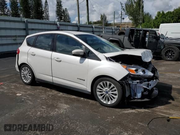 2018 Ford C-Max SE with VIN 1FADP5AU5JL105876, listed as a Copart auction lot 85381485 with 81,836 mi miles and Salvage title. Bid and sale history available at DreamBid. Image 4.