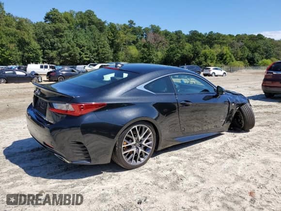 2017 Lexus RC 350 with VIN JTHSE5BC6H5008387, listed as a Copart auction lot 71513575 with 57,148 mi miles and Salvage title. Bid and sale history available at DreamBid. Image 3.