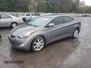 2012 Hyundai Elantra GLS with VIN 5NPDH4AE6CH117603, listed as a Copart auction lot 86253315 with 126,471 mi miles and Salvage title. Bid and sale history available at DreamBid. Image 1.