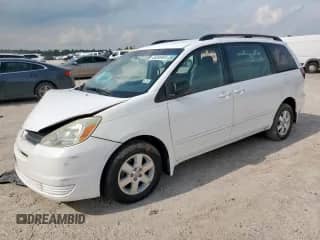 2005 Toyota Sienna CE с VIN 5TDZA23C25S355746, выставлен на аукционе Copart как лот 65269495 с пробегом 266 189 миль миль и Списание • Salvage title. История ставок и продаж доступна на DreamBid. Изображение 1.