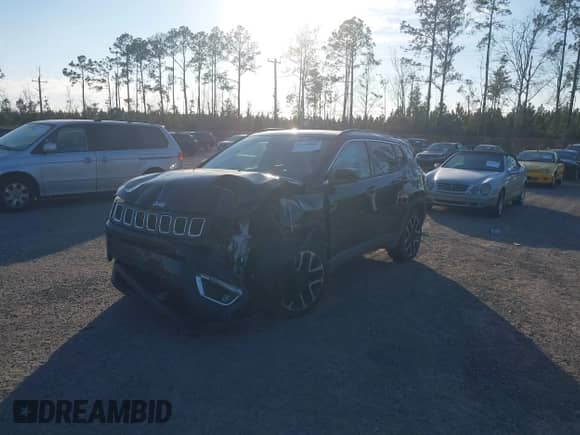 2019 Jeep Compass Limited with VIN 3C4NJCCBXKT613489, listed as a IAAI auction lot 41308800 with 94,129 mi miles and . Bid and sale history available at DreamBid. Image 2.