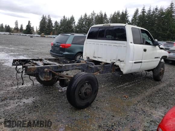 2001 Dodge 3500 with VIN 1B7MF33691J602019, listed as a Copart auction lot 80074164 with Not provided miles and Salvage title. Bid and sale history available at DreamBid. Image 3.