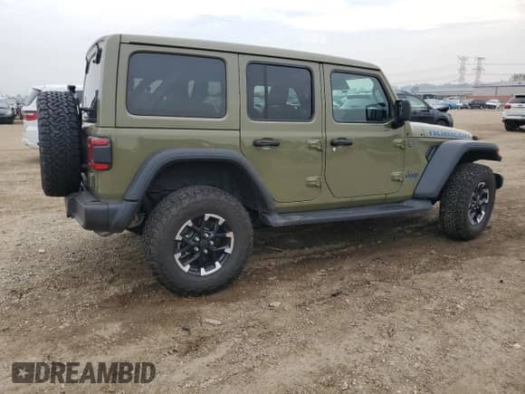 2025 Jeep Wrangler Rubicon с VIN 1C4RJXR61SW513701, выставлен на аукционе Copart как лот 59692735 с пробегом 4 778 миль миль и Списание • Salvage title. История ставок и продаж доступна на DreamBid. Изображение 3.