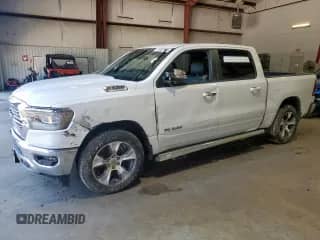2024 Ram 1500 Laramie z VIN 1C6SRFJT0RN149378, wystawiony jako Copart lot #71097975 z przebiegiem Nie podano mil oraz Szkoda całkowita • Salvage title. Historia ofert i sprzedaży dostępna na DreamBid. Obrazek 1.