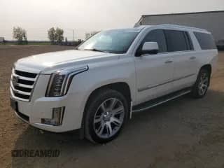 2015 Cadillac Escalade ESV Premium with VIN 1GYS4TKJ6FR689092, listed as a Copart auction lot 80215595 with 116,254 mi miles and Clean title. Bid and sale history available at DreamBid. Image 1.
