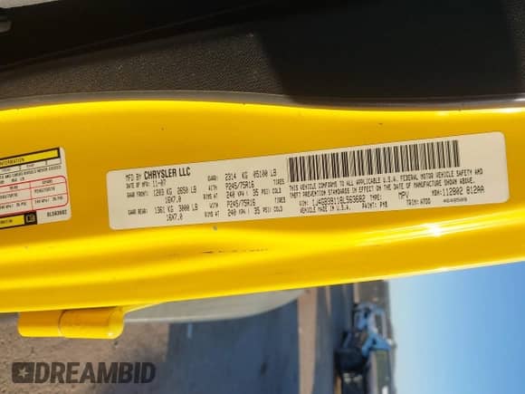 2008 Jeep Wrangler Unlimited X с VIN 1J4GB39118L563682, выставлен на аукционе IAAI как лот 41765503 с пробегом 195 683 миль миль и . История ставок и продаж доступна на DreamBid. Изображение 9.