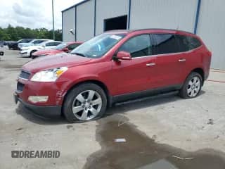2012 Chevrolet Traverse 1LT с VIN 1GNKRGED3CJ133862, выставлен на аукционе Copart как лот 63292575 с пробегом 146 891 миль миль и Списание • Salvage title. История ставок и продаж доступна на DreamBid. Изображение 1.