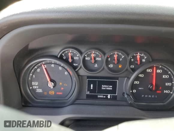 2022 Chevrolet Silverado 1500 Work Truck with VIN 3GCNAAEK1NG613881, listed as a Copart auction lot 52373315 with 12,450 mi miles and Salvage title. Bid and sale history available at DreamBid. Image 9.