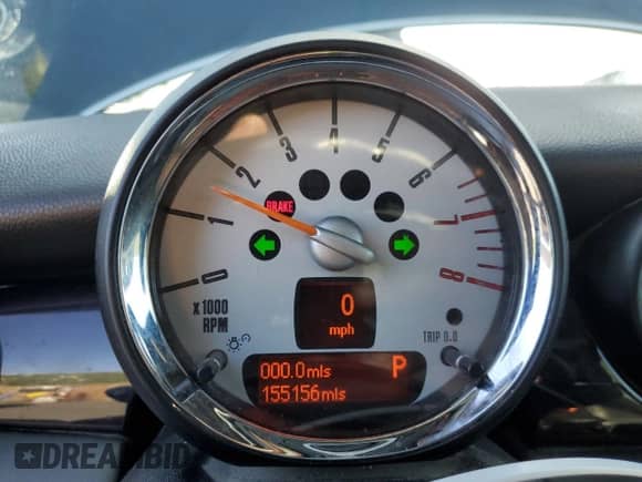 2012 MINI Hardtop S with VIN WMWSV3C59CT387246, listed as a Copart auction lot 61766125 with 155,156 mi miles and Salvage title. Bid and sale history available at DreamBid. Image 9.