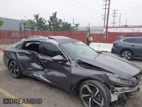 2018 Honda Accord Sport with VIN 1HGCV2F37JA031397, listed as a IAAI auction lot 42014632 with 118,916 mi miles and . Bid and sale history available at DreamBid. Image 14.