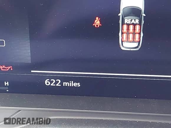 2025 Nissan Pathfinder Platinum z VIN 5N1DR3DJ6SC222809, wystawiony jako IAAI lot #42816873 z przebiegiem 622 mil mil oraz . Historia ofert i sprzedaży dostępna na DreamBid. Obrazek 16.