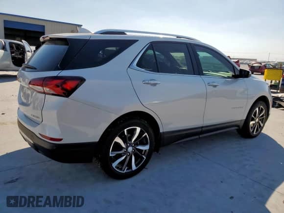 2023 Chevrolet Equinox Premier with VIN 3GNAXNEGXPL151919, listed as a Copart auction lot 82445125 with 32,793 mi miles and Salvage title. Bid and sale history available at DreamBid. Image 3.