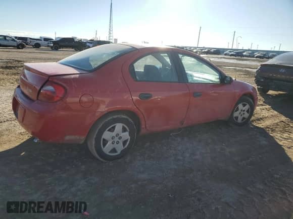 2003 Dodge Neon SE with VIN 1B3ES26C73D149775, listed as a Copart auction lot 89283155 with 150,220 mi miles and Salvage title. Bid and sale history available at DreamBid. Image 3.