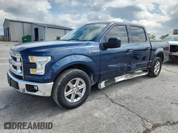 2017 Ford F-150 XL with VIN 1FTEW1C89HFB23302, listed as a Copart auction lot 64046675 with 128,019 mi miles and Clean title. Bid and sale history available at DreamBid. Image 1.