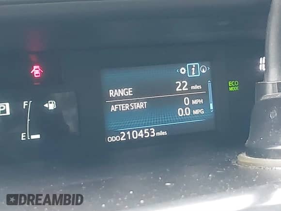 2016 Toyota Prius Two z VIN JTDZN3EU0GJ047104, wystawiony jako IAAI lot #41459476 z przebiegiem 210 453 mil mil oraz . Historia ofert i sprzedaży dostępna na DreamBid. Obrazek 7.