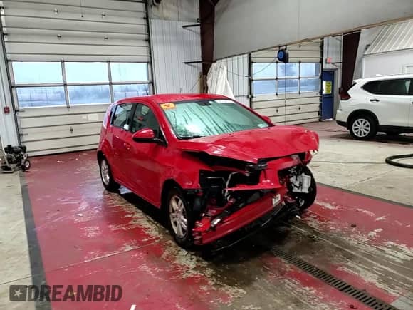 2012 Chevrolet Sonic LS with VIN 1G1JB6SH7C4116631, listed as a Copart auction lot 46794225 with 144,623 mi miles and Salvage title. Bid and sale history available at DreamBid. Image 14.