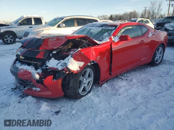 2017 Chevrolet Camaro 1LS with VIN 1G1FA1RS3H0128075, listed as a Copart auction lot 84485744 with Not provided miles and Clean title. Bid and sale history available at DreamBid. Image 1.