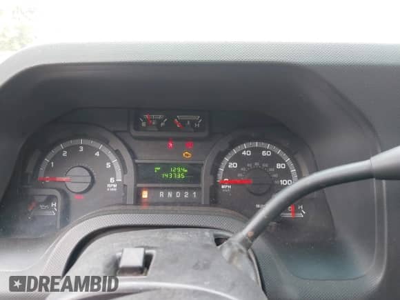 2014 Ford Econoline Cargo Commercial with VIN 1FTNE1EWXEDA07967, listed as a IAAI auction lot 43409244 with 143,735 mi miles and . Bid and sale history available at DreamBid. Image 7.