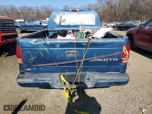 2003 Dodge Dakota Sport with VIN 1D7HG38X43S161466, listed as a Copart auction lot 46293235 with 237,061 mi miles and Salvage title. Bid and sale history available at DreamBid. Image 6.