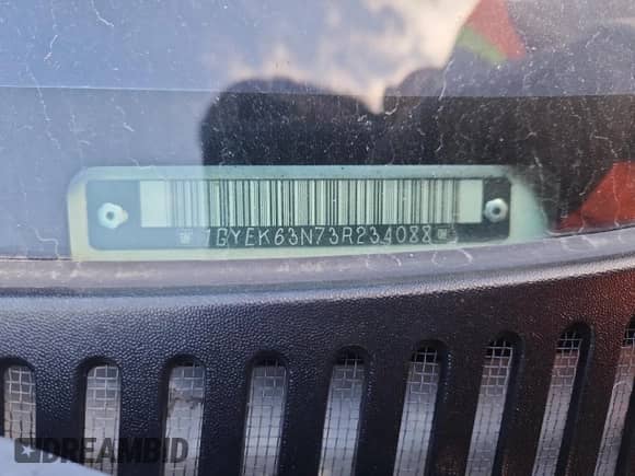 2003 Cadillac Escalade with VIN 1GYEK63N73R234088, listed as a Copart auction lot 82169765 with 191,102 mi miles and Non repairable. Bid and sale history available at DreamBid. Image 13.